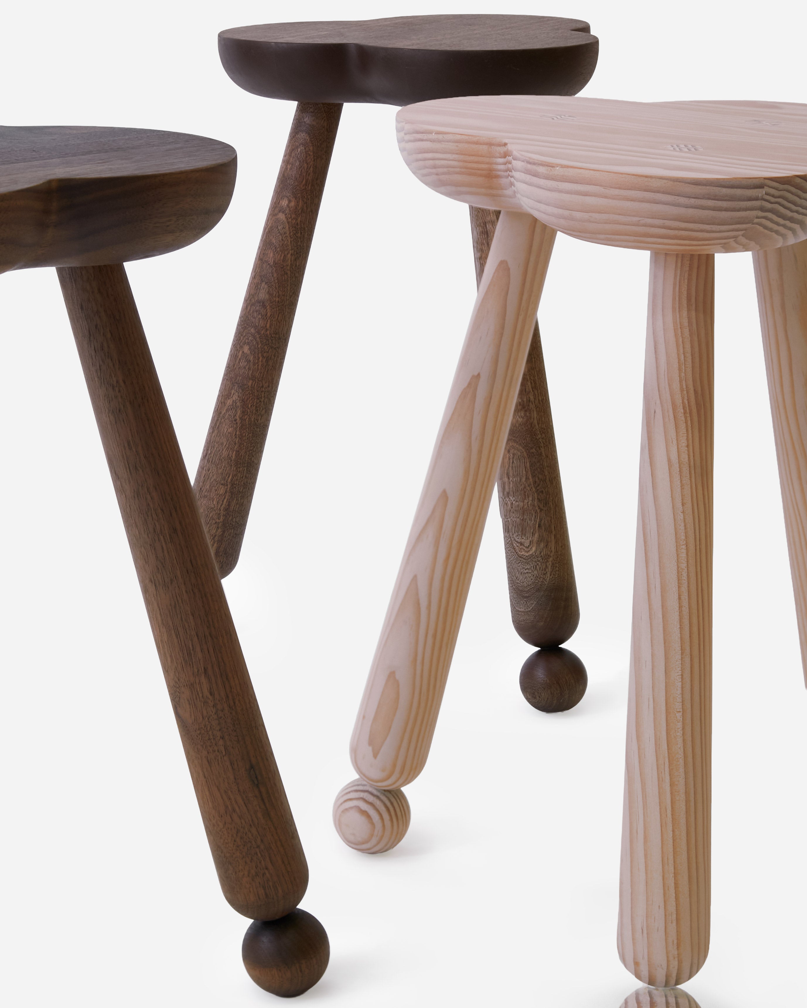 Clover Milking Stool 18" — Douglas Fir — In Stock