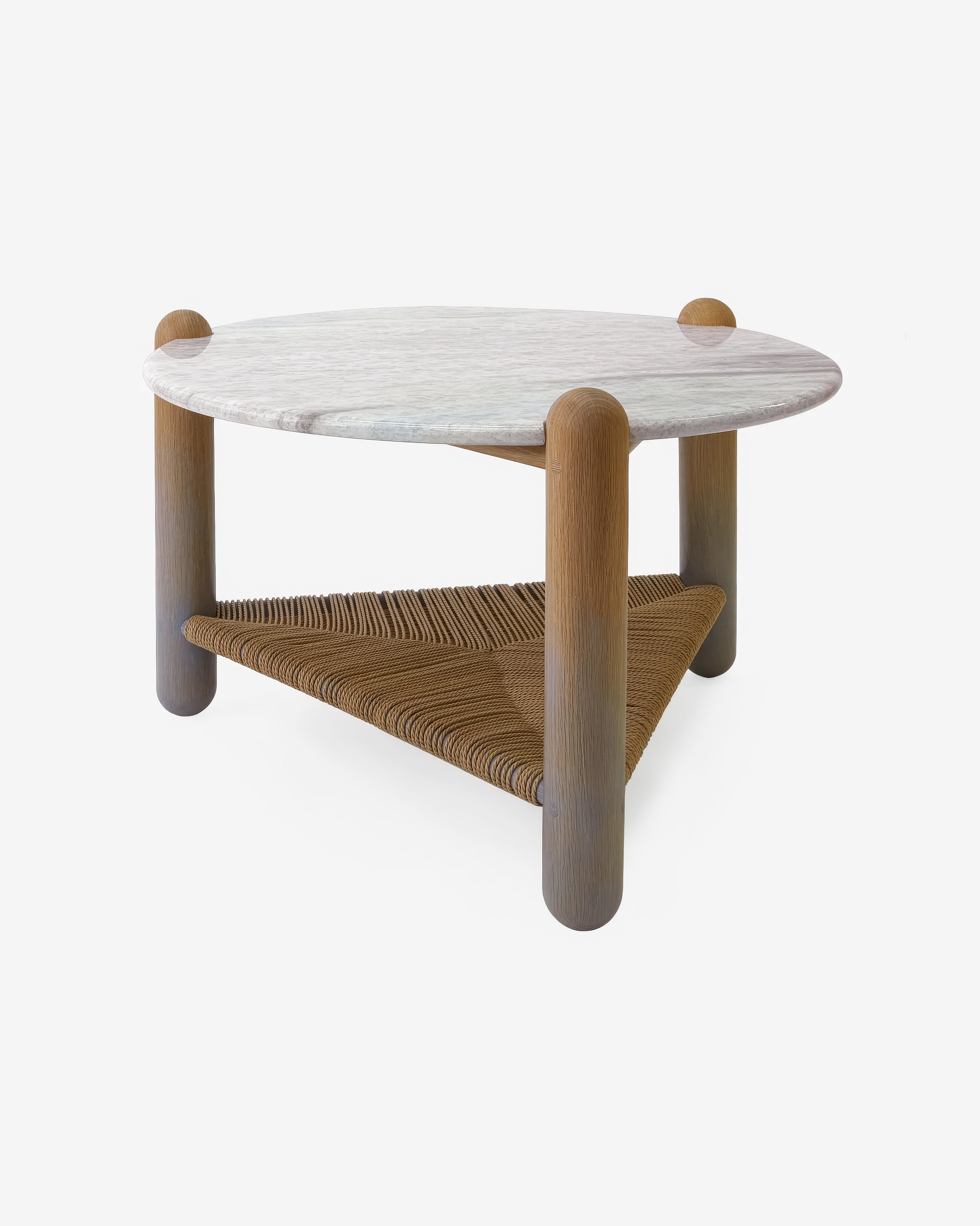 Ocean Stone Captain's Table Special Edition 30" Danish Cord Shelf