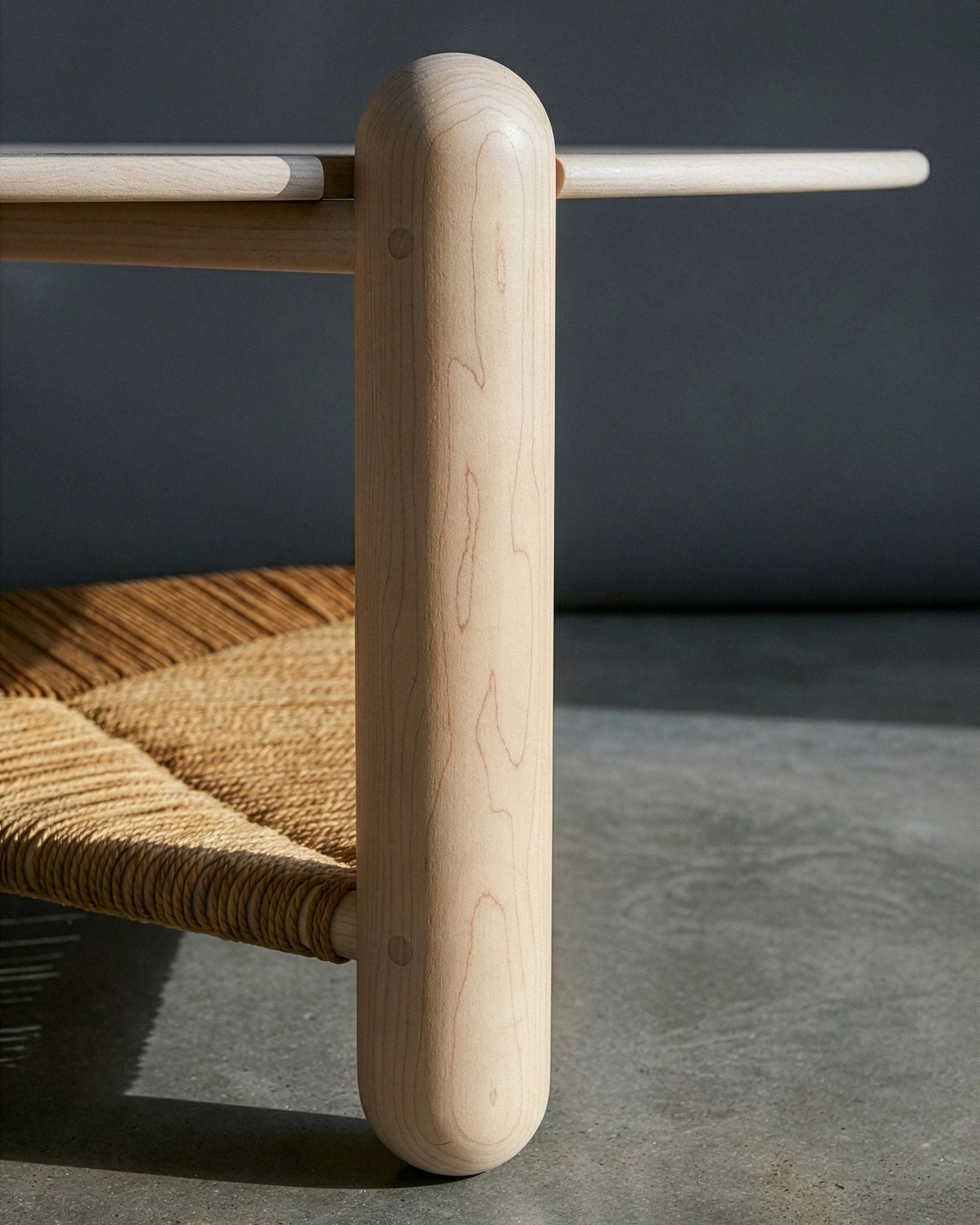 Captain's Table 42” Danish Cord Shelf