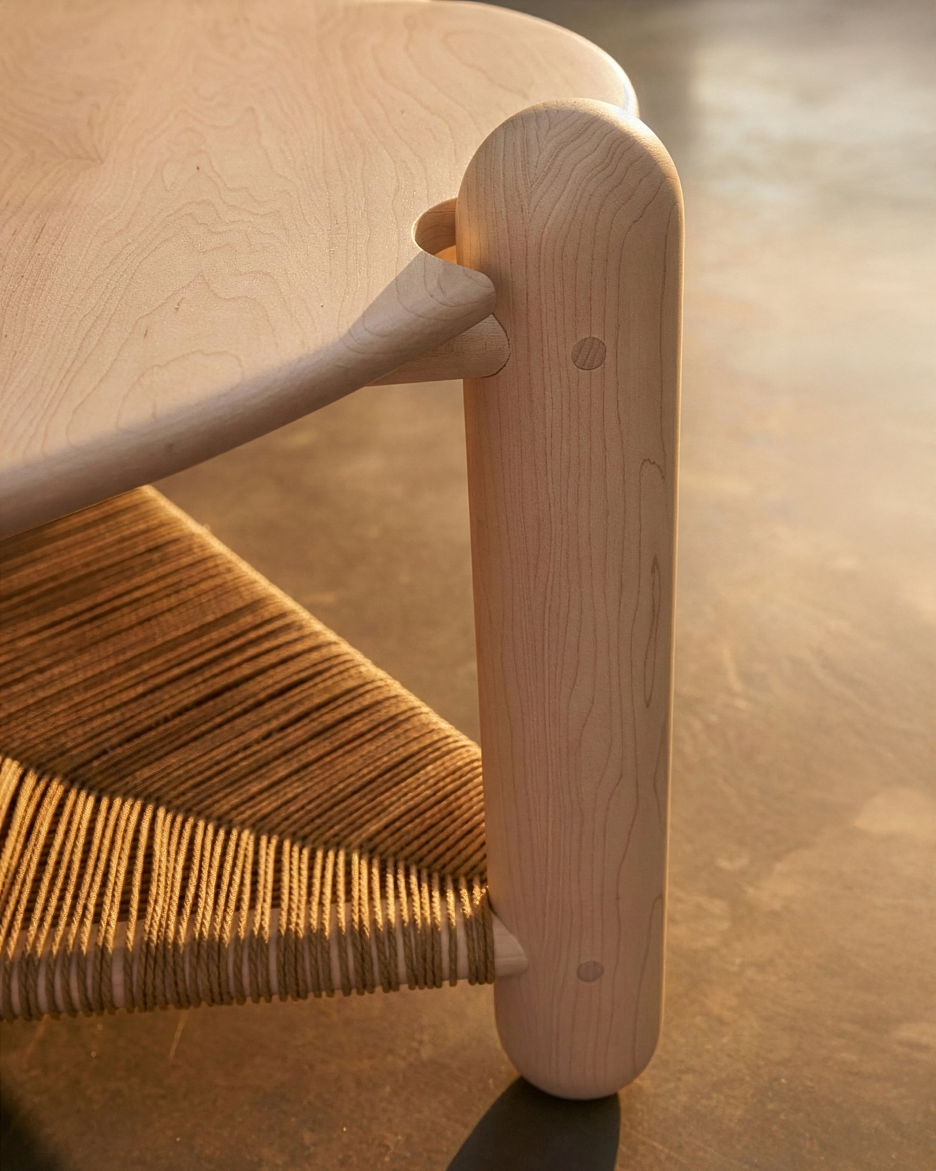Captain's Table 42” Danish Cord Shelf