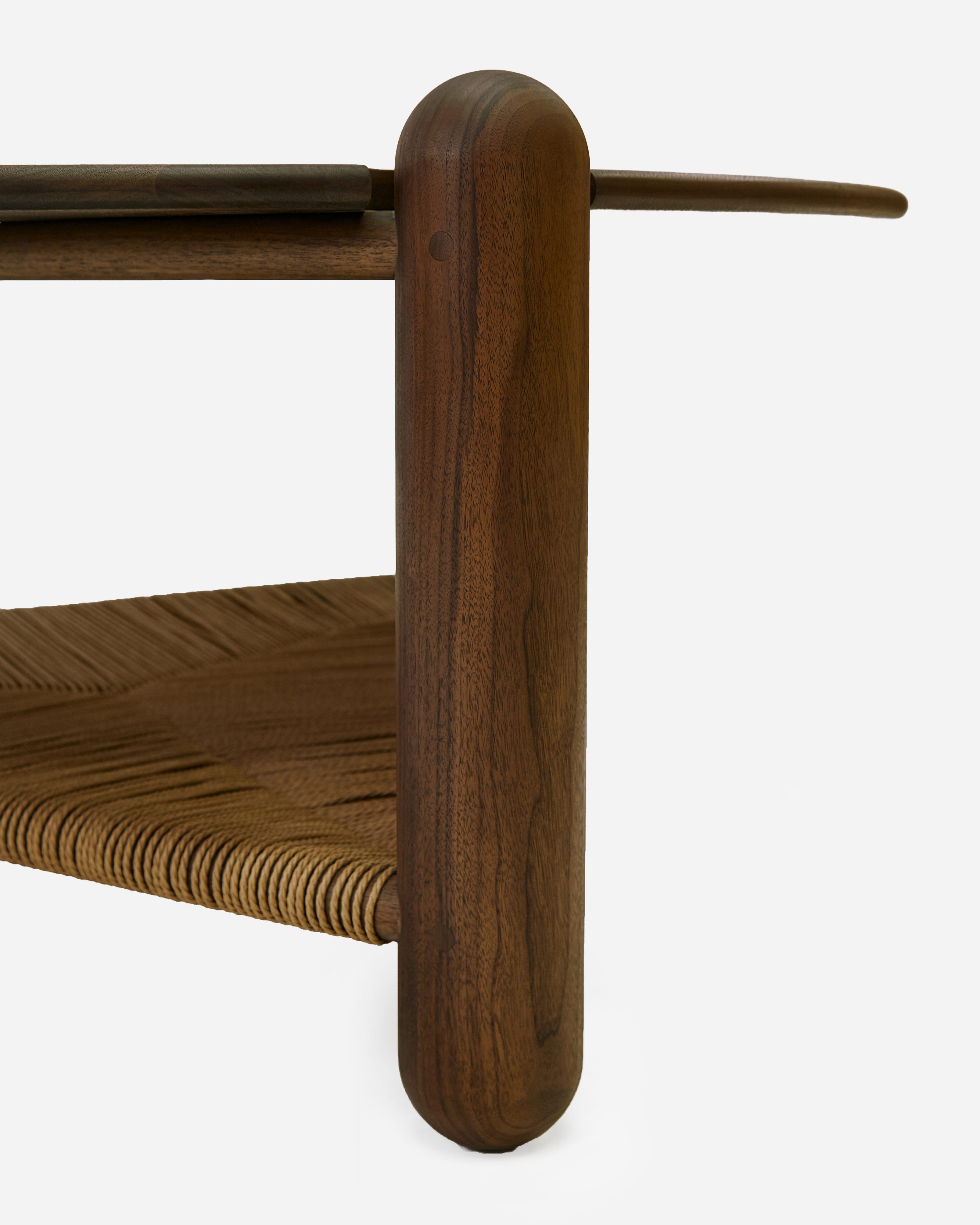 Captain's Table 42” Danish Cord Shelf