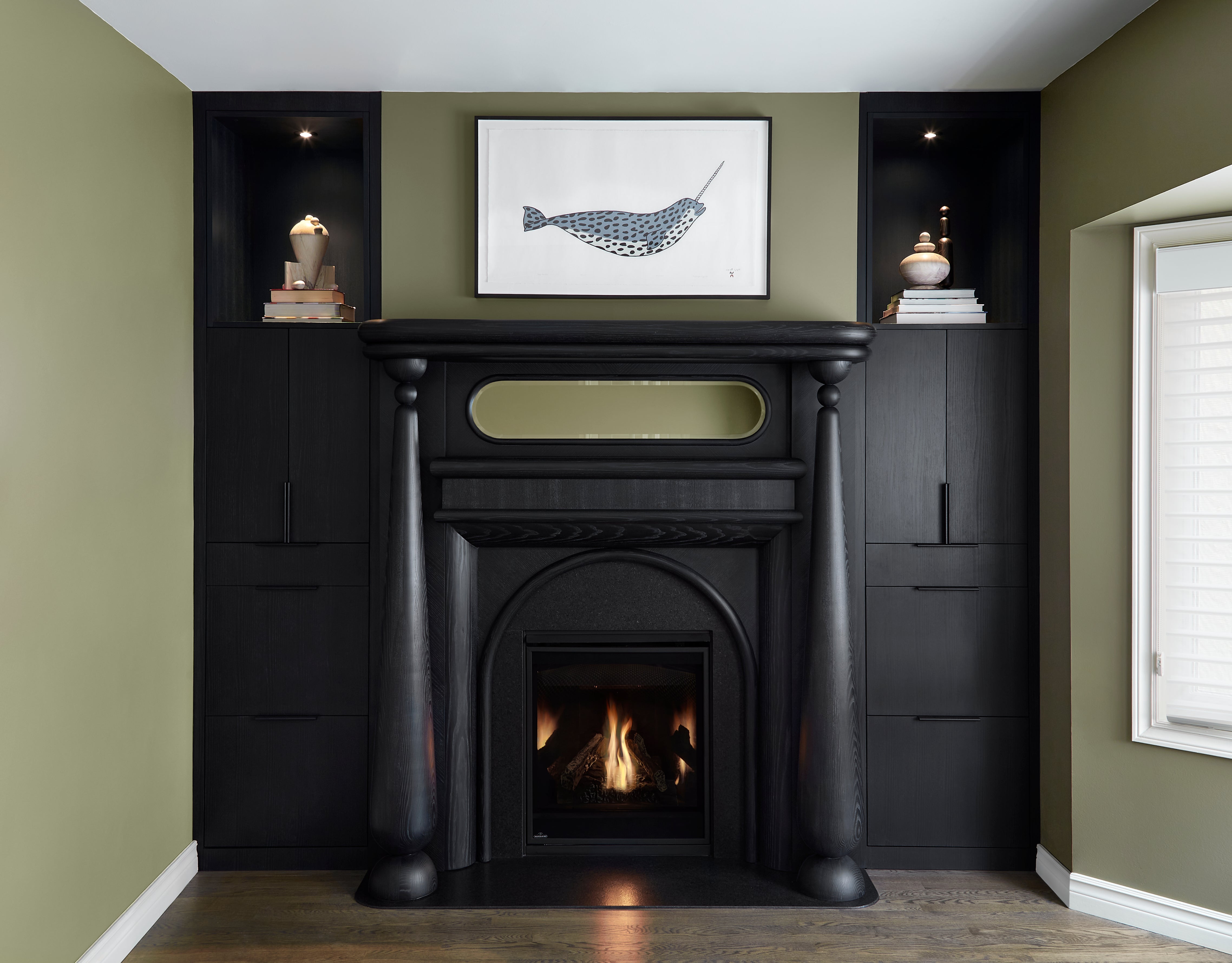 Black Arts Fireplace