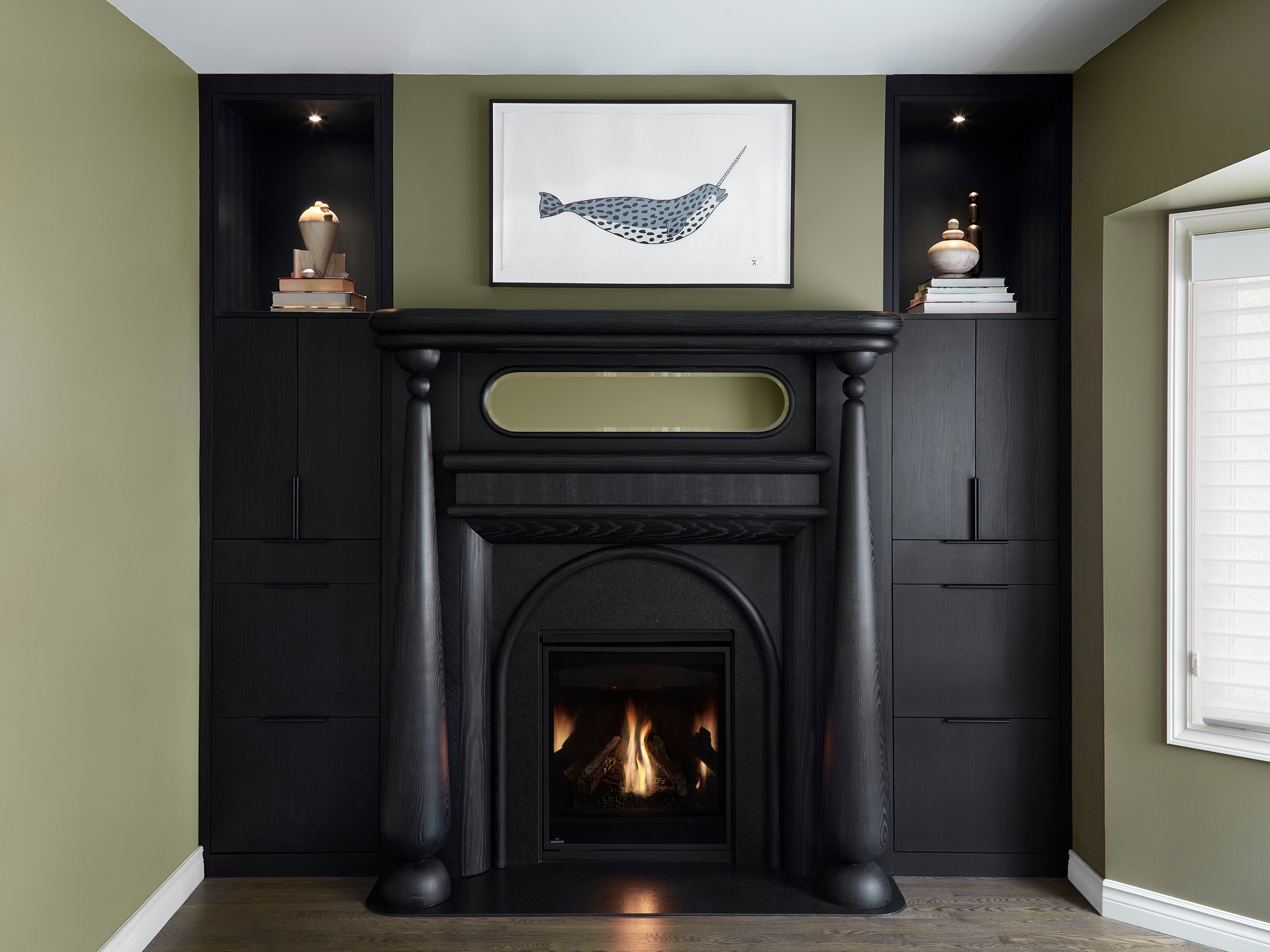 Black Arts Fireplace