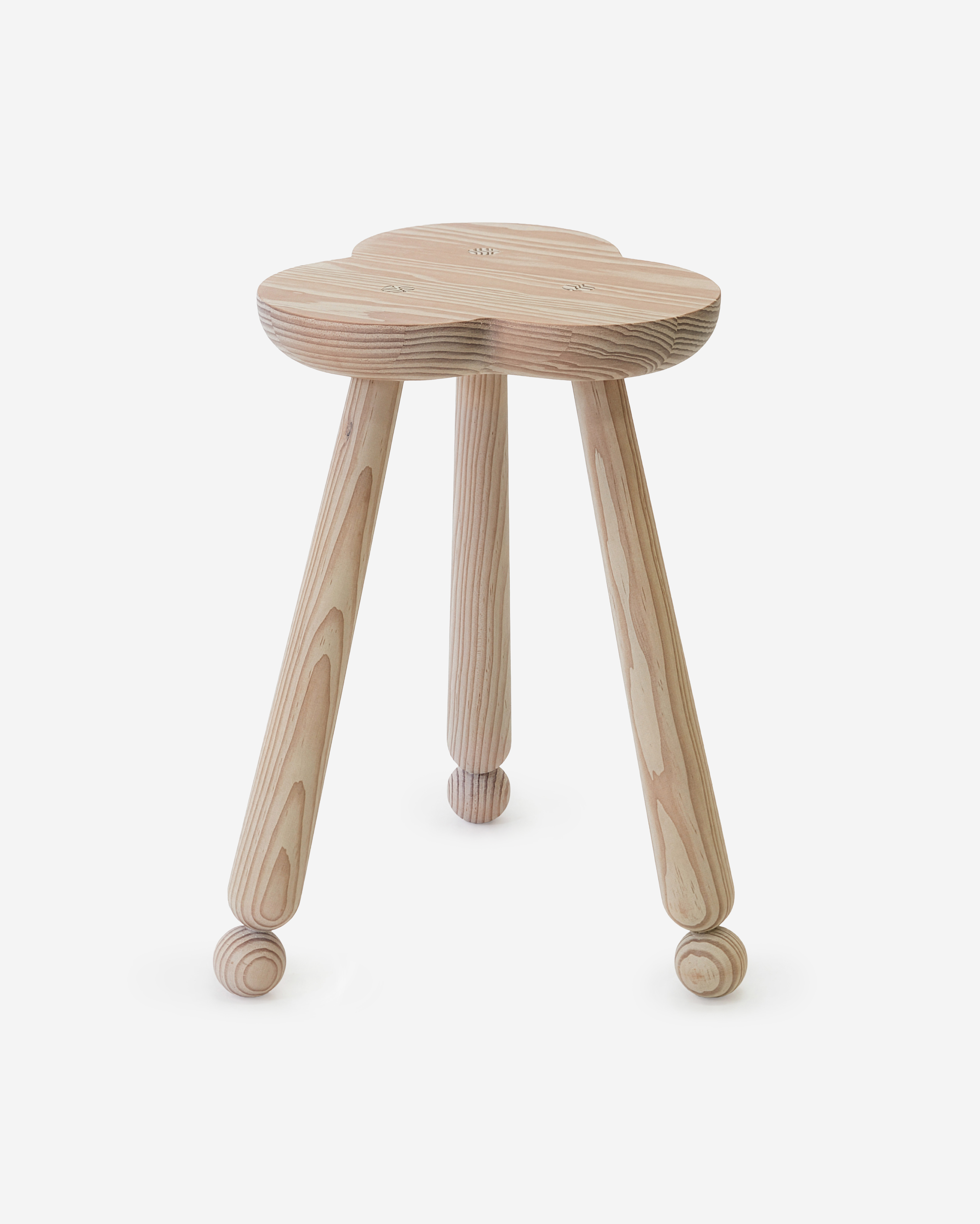 Clover Milking Stool 18" — Douglas Fir — In Stock