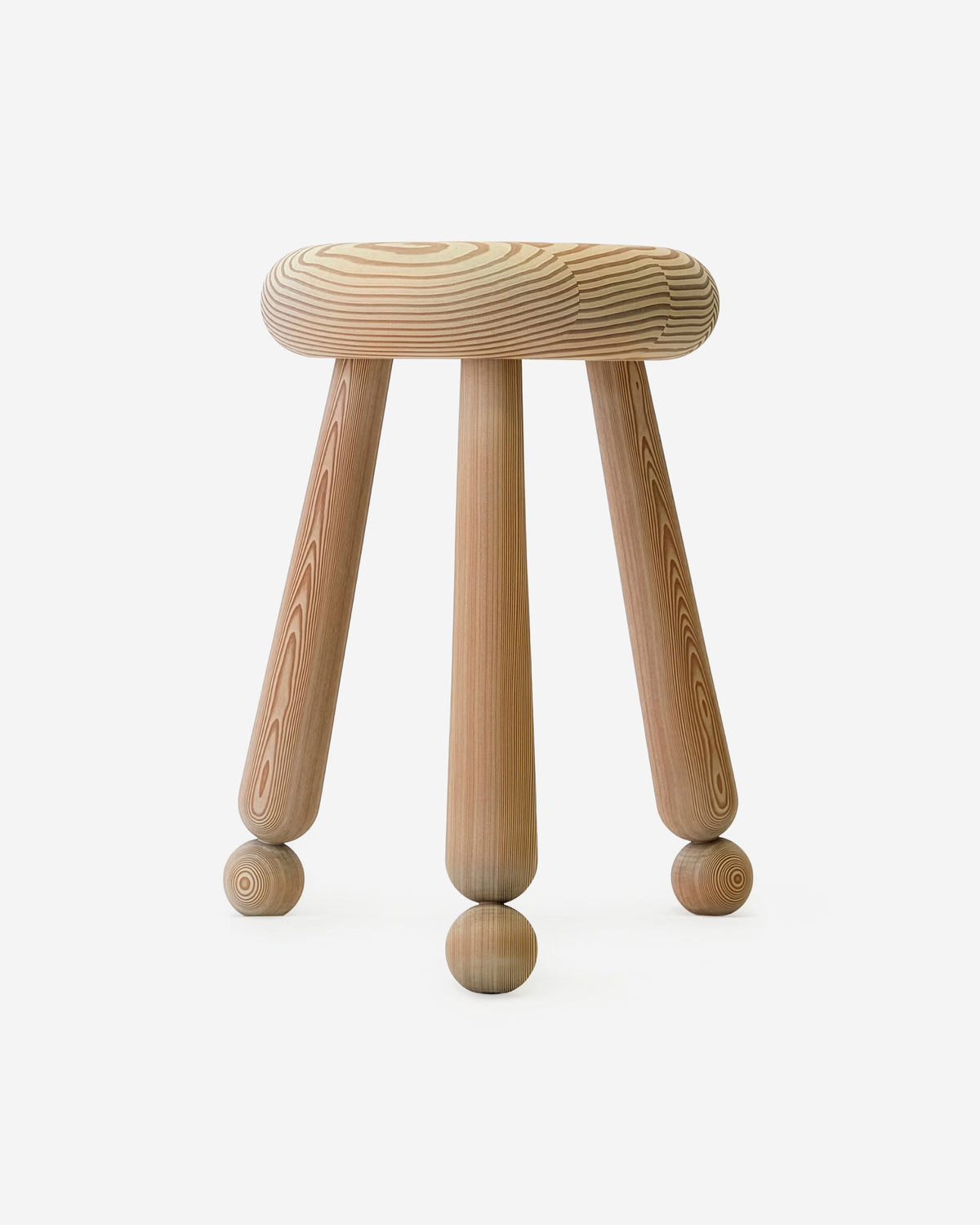 Doughnut Milking Stool 15" - Douglas Fir - In Stock