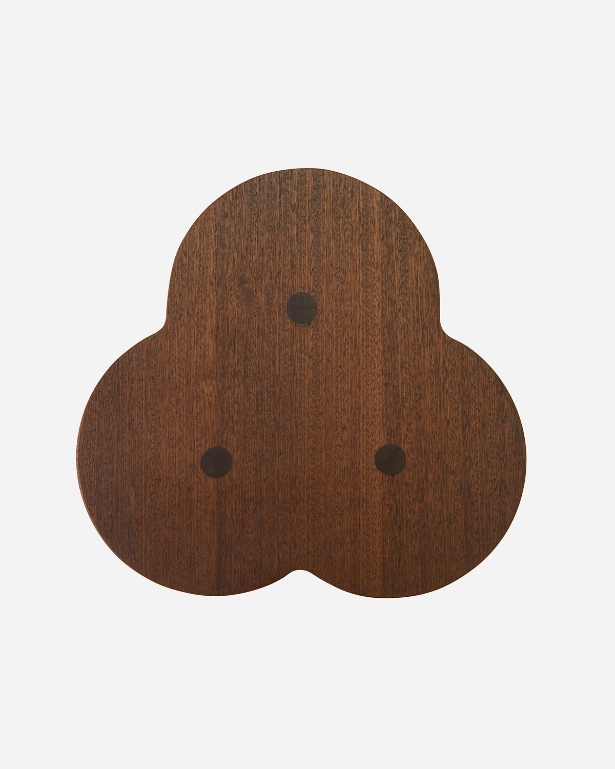 Clover Milking Stool 18" — Sapele — In Stock