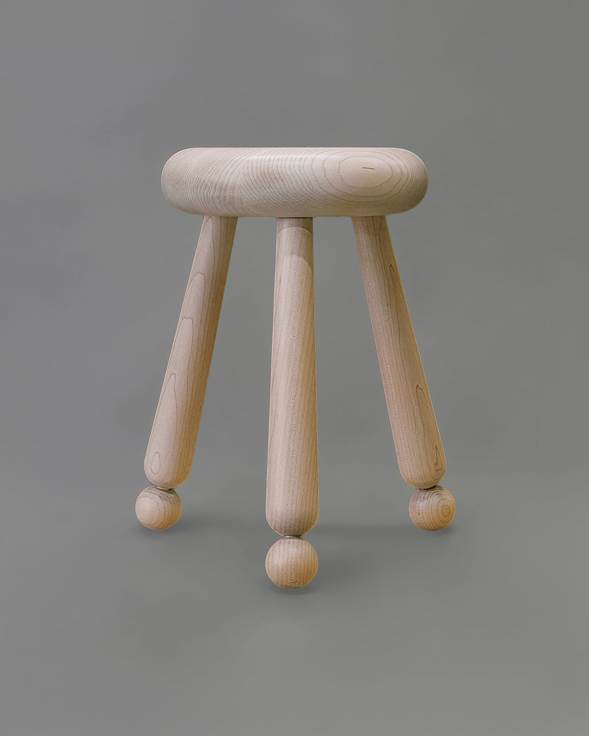 Doughnut Milking Stool 15" - Maple - In Stock