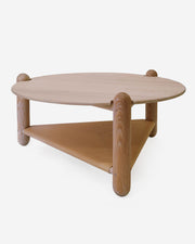 Captain's Table 42” Vegetable Tan Leather Shelf - Made to Order
