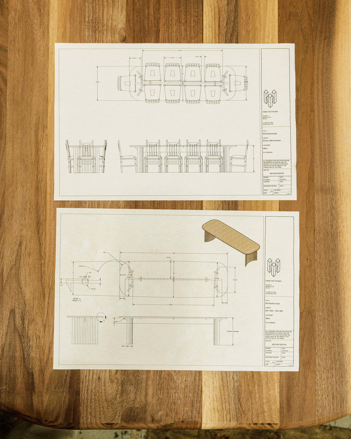 Riva Dining Table 10' - Made to Order