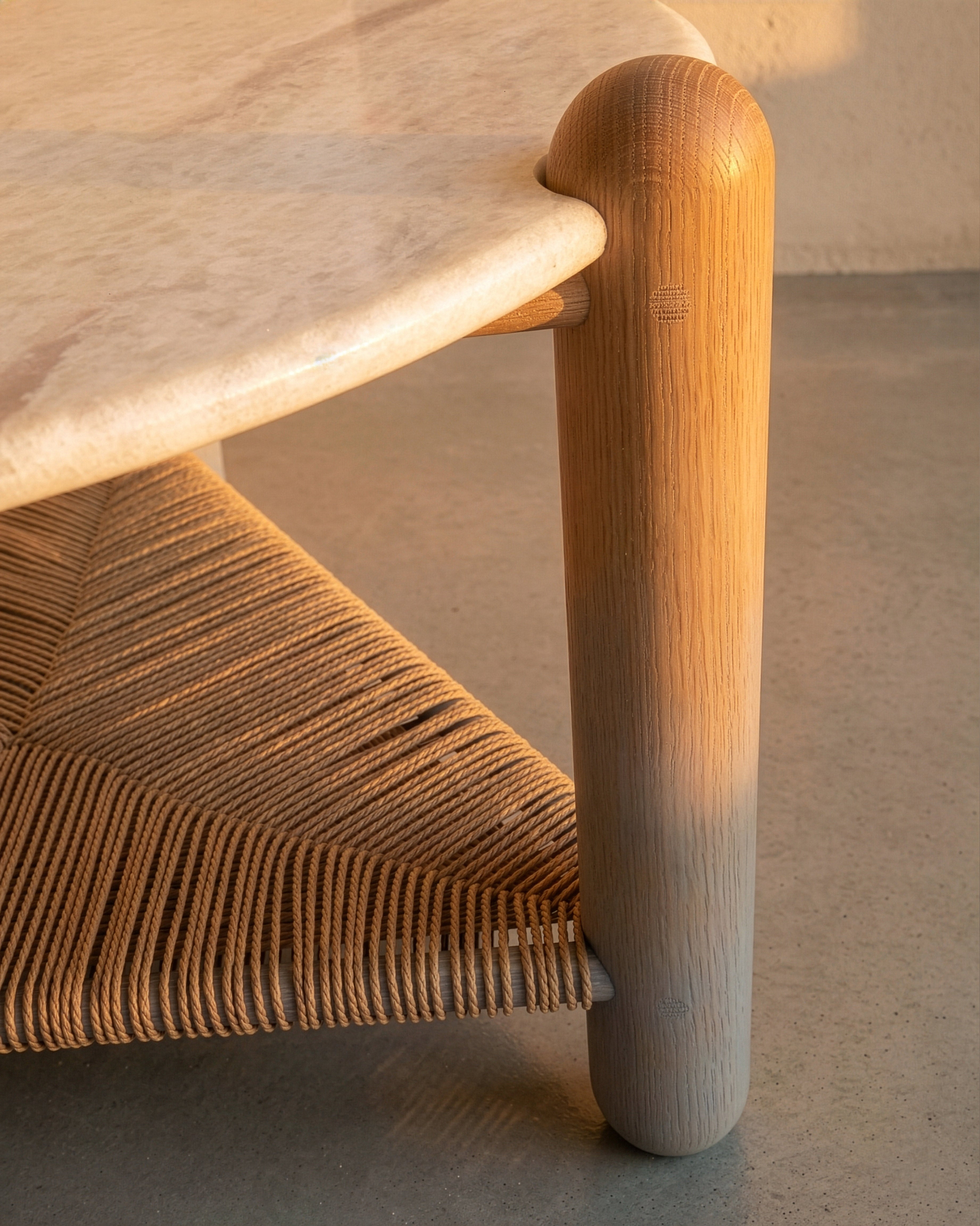 Captain's Table Special Edition 30" Danish Cord Shelf