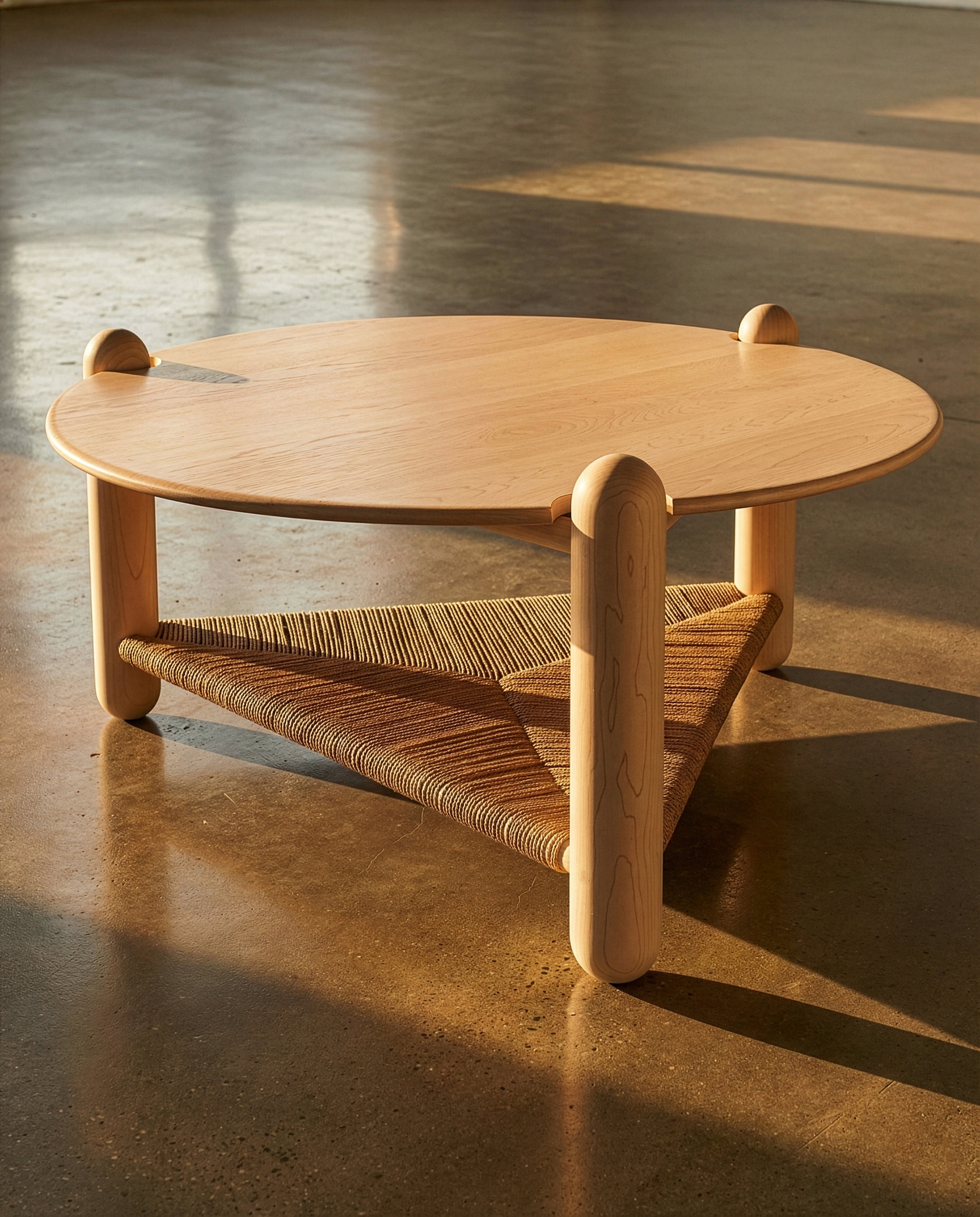 Captain's Table 42” Danish Cord Shelf