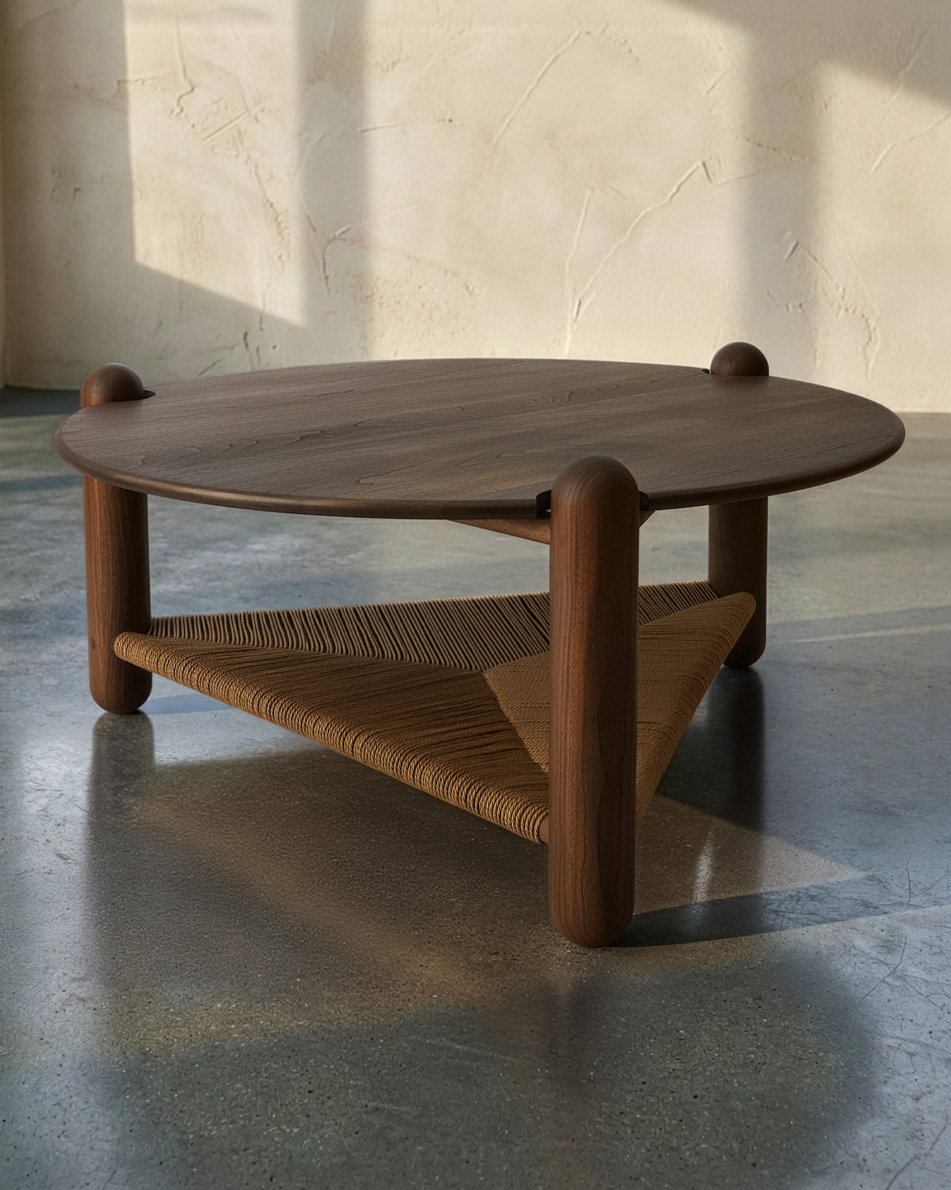 Captain's Table 42” Danish Cord Shelf